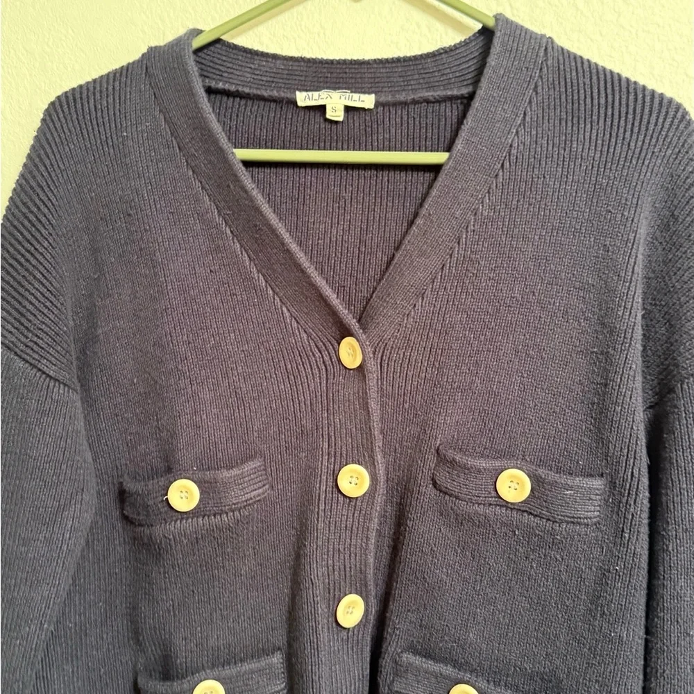 Alex Mill Jo Ribbed Women's Cardigan Size S - Picture 4 of 7